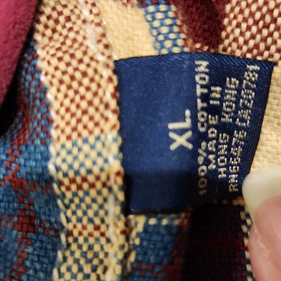 Vintage 90s plaid button down. PEPE JEANS WORN ONCE-100% COTTON = CLOSING-FINAL - Picture 8 of 12